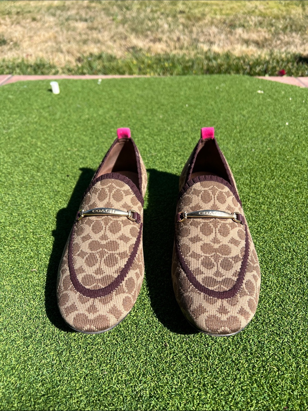 Brown- Coach loafers - Picture 2 of 10